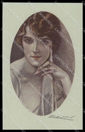 Artist Signed L. A. Mauzan Glamour Fashion Lady Mode serie 279-6 pc ZG4907 – fronte