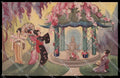 Artist Signed Chiostri Art Deco Geisha Japan Ballerini serie 318 pc ZG4936 – fronte