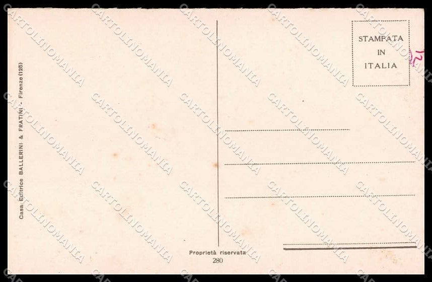 Artist Signed Chiostri Couple Art Deco Ballerini e Fratini serie 280 pc ZG4964 – retro