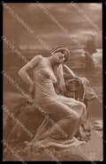 French Risque Nude Woman AM 0175 Original RPPC postcard ZG5198 – fronte