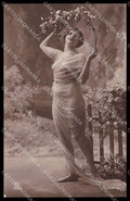 French Risque Nude Woman AM 036 Original RPPC postcard ZG5367 – fronte