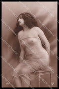 French Risque Nude Woman VB 178 Original RPPC postcard ZG5386 – fronte