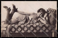 French Risque Woman PC Paris 1442 Stocking Original RPPC postcard ZG5425 – fronte