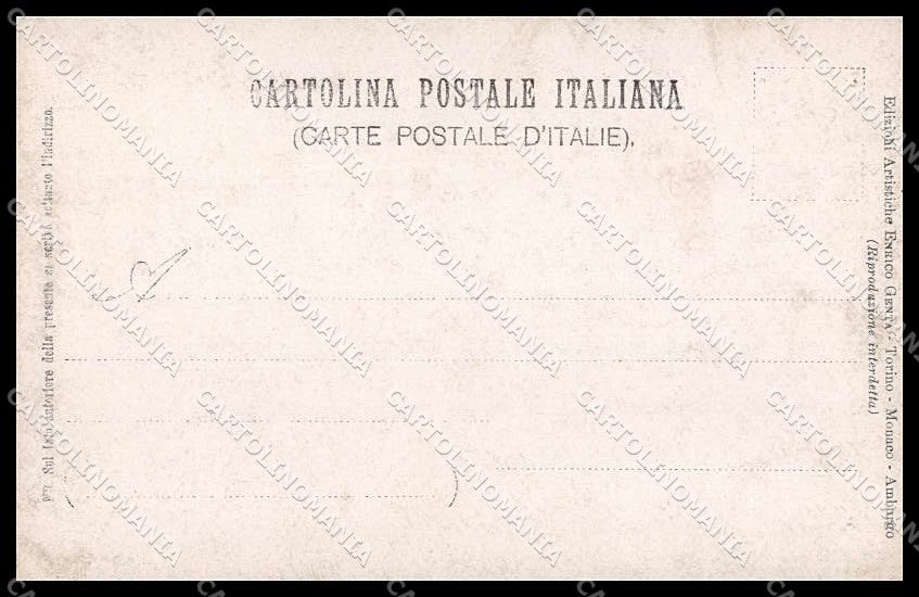 Italian Risque Nude Woman Genta SMALL CREASE Original RPPC postcard ZG5685 – retro