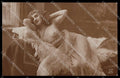 French Risque Nude Woman AM 0179 Original RPPC postcard ZG5702 – fronte