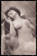 French Risque Nude Lady Corona serie 110 RPPC postcard ZG5976 – fronte