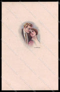 Illustratori Artist Signed Corbella Romantic Couple Lady serie 162M-6 pc ZG6026 – fronte