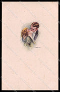 Illustratori Artist Signed Corbella Romantic Couple Lady serie 162M-4 pc ZG6027 – fronte