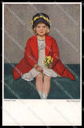 Artist Signed Richards Vogts Girl with Flowers Der Gratulant 1035 pc ZG6062 – fronte