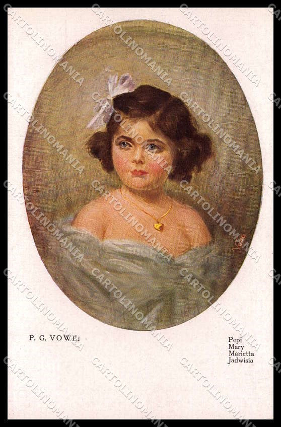 Illustratori Artist Signed P. G. Vowe Girl Pepi Mary serie 2541 pc ZG6064 – fronte