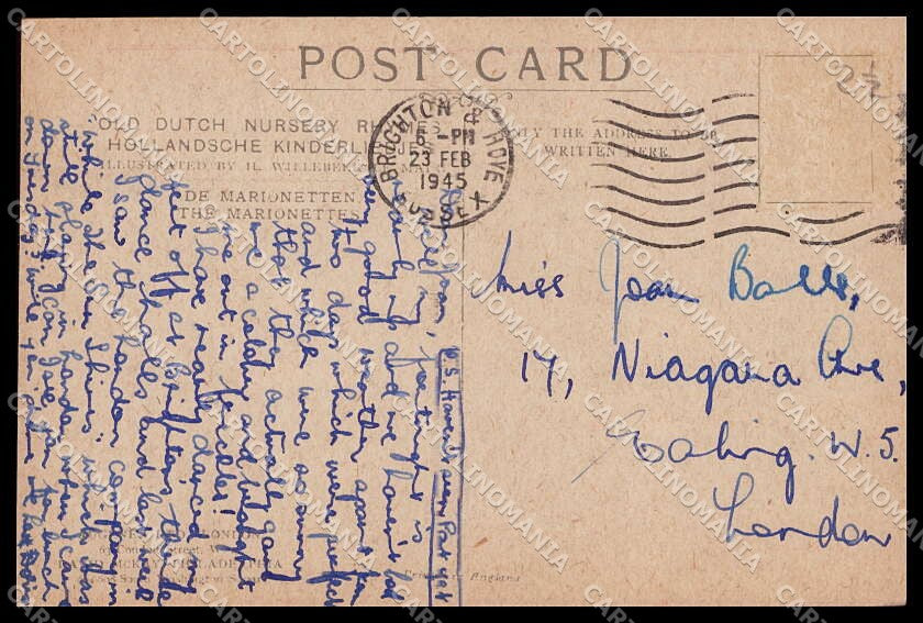 Artist Signed H. Willebeek Le Mair The Marionettes Pierrot pc ZG6117 – retro