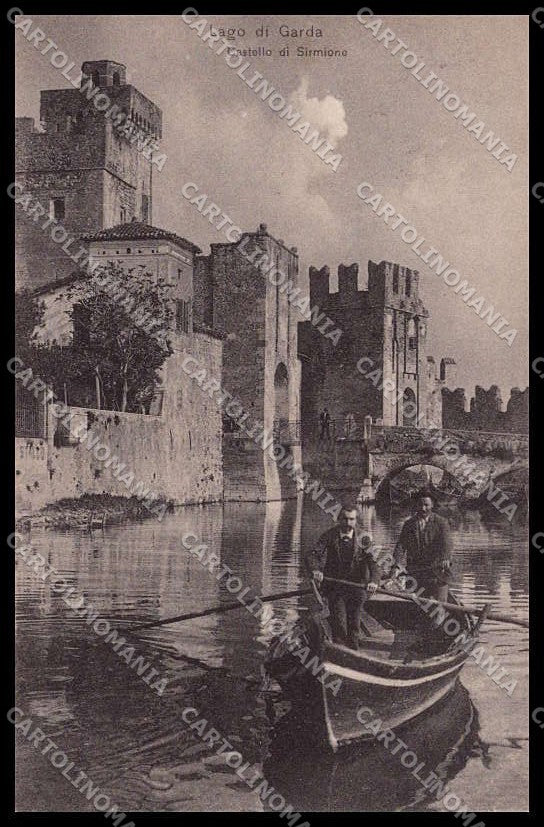 Brescia Sirmione Lago di Garda Barca cartolina ZG6142 – fronte