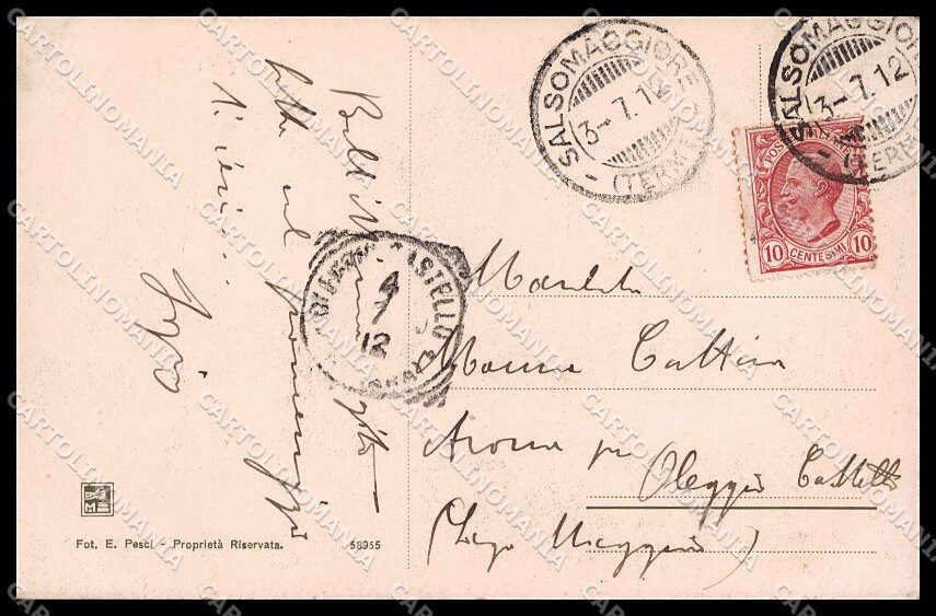 Parma Soragna Rocca cartolina ZG6148 – retro