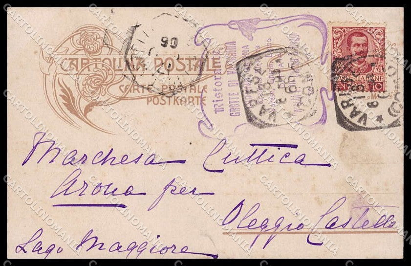 Varese Valganna Le Grotte MACCHIA cartolina ZG6177 – retro