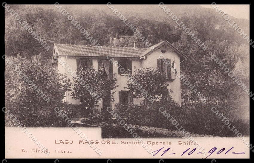 Verbania Ghiffa Lago Maggiore Società Operaia cartolina ZG6178 – fronte