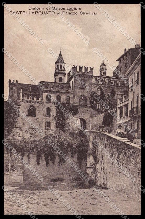 Piacenza Castell'Arquato Palazzo Stradivari cartolina ZG6181 – fronte