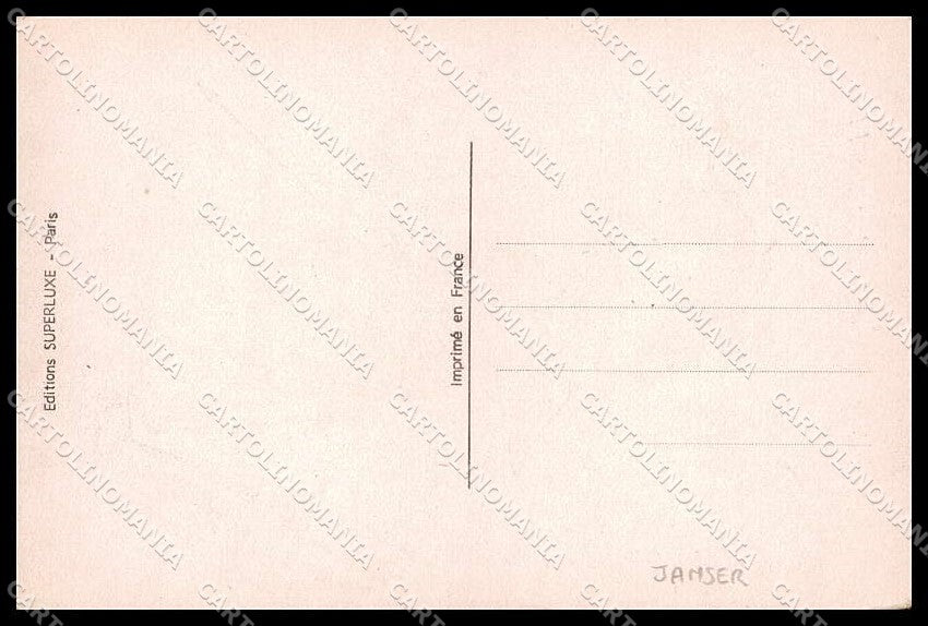 Illustratori Artist Signed Janser Cupid cartolina ZG6196 – retro