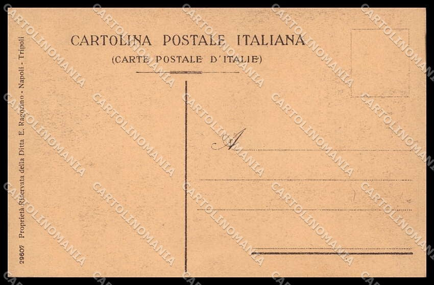 Libia Tripolitania Cirenaica Tipi Arabi Mercato Ragozino 29607 cartolina ZG6210 – retro