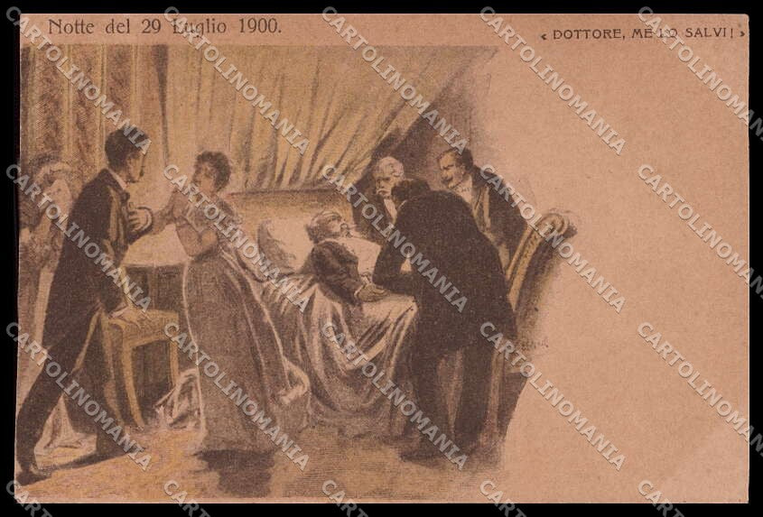 Royalty Reali Savoia Umberto I Cenni RIFILATA PIEGHINA cartolina ZG6270 – fronte
