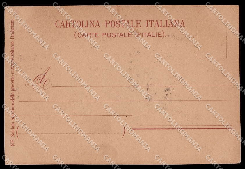 Royalty Reali Savoia Umberto I Cenni RIFILATA PIEGHINA cartolina ZG6270 – retro