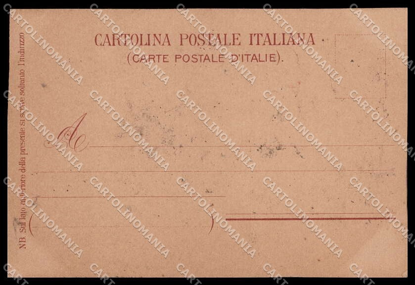 Royalty Reali Savoia Umberto I Cenni RIFILATA cartolina ZG6271 – retro