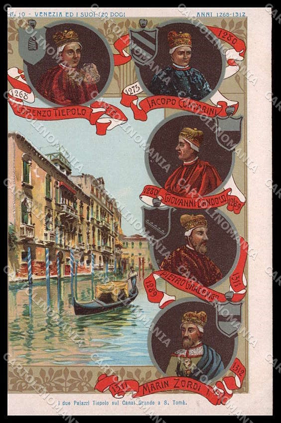 Venezia città Serie i Dogi Canal Grande cartolina ZG6275 – fronte