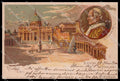 Roma Vaticano San Pietro Papa Leone XIII Gruss Carloforti cartolina ZG6279 – fronte