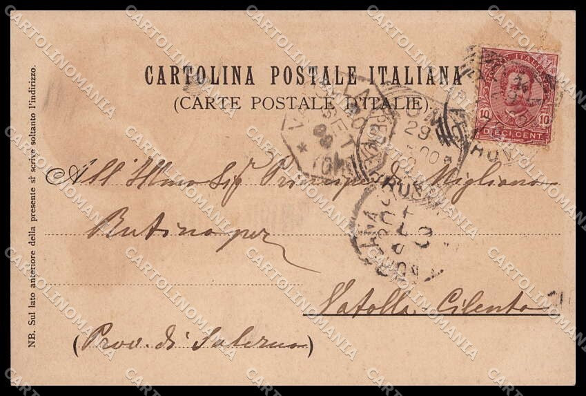 Roma Vaticano San Pietro Papa Leone XIII Gruss Carloforti cartolina ZG6279 – retro