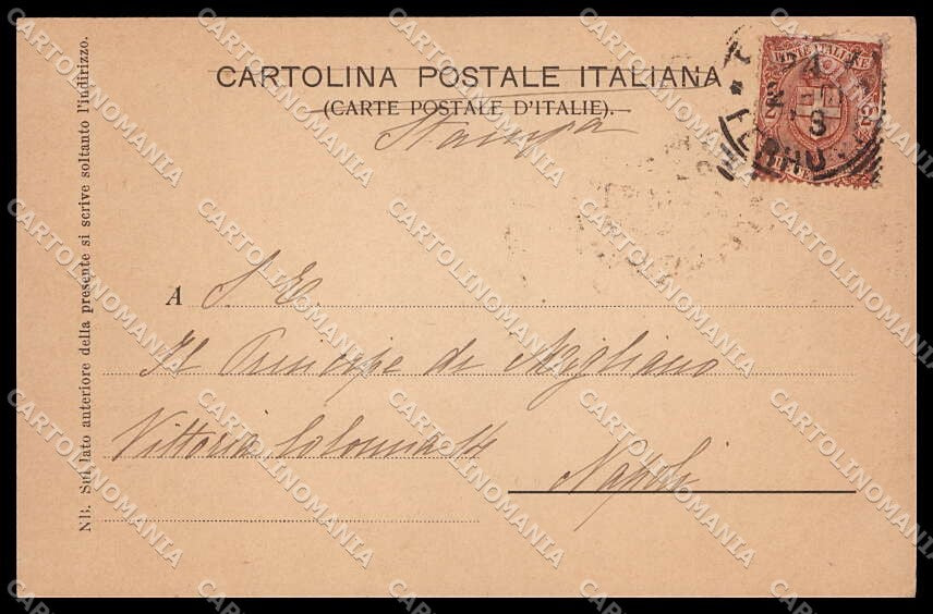 Roma Vaticano San Pietro Papa Leone XIII Cavalleria cartolina ZG6281 – retro