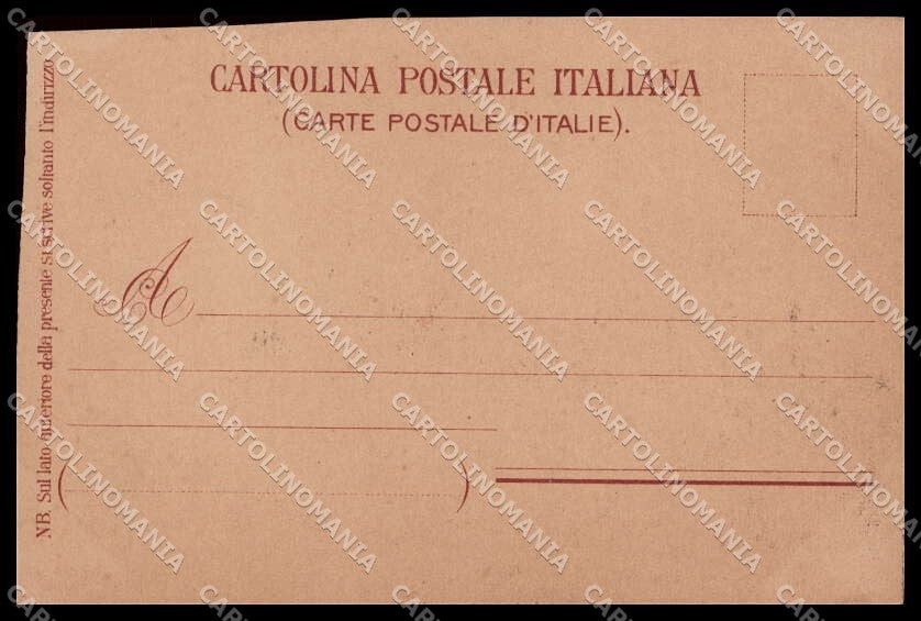 Royalty Reali Savoia Umberto I Cenni RIFILATA cartolina ZG6287 – retro
