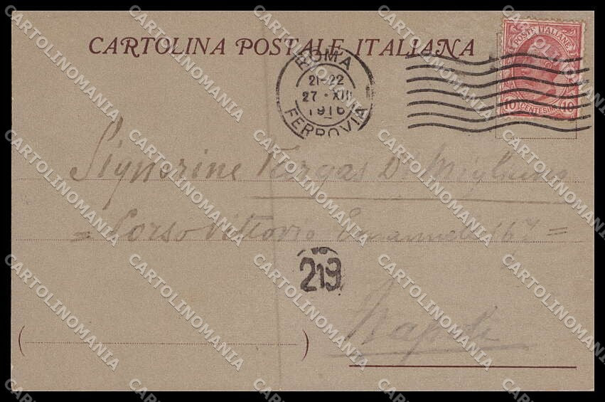 Militari Reggimentali Circolo Ufficiali di Terra e di Mare cartolina ZG6292 – retro