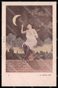 Surrealism Lady Paper Moon L. Arjalew phot. F.K. Serie 12-4 cartolina ZG6314 – fronte