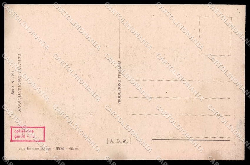 Illustratori Artist Signed Ferrari Romantic Couple Art Deco serie 1191 pc ZG6343 – retro