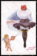 Illustratori Artist Signed Gexey Risque Lady Eros Cupid serie 144 pc ZG6392 – fronte