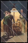 Illustratori Artist Signed Bigi Romantic Couple Art Deco serie 4280-4 pc ZG6395 – fronte