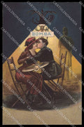 Illustratori Artist Signed Bigi Romantic Couple Art Deco serie 4280-6 pc ZG6396 – fronte
