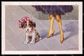 Illustratori Artist Signed Bertiglia Lady Dog serie 2022-1 cartolina ZG6404 – fronte