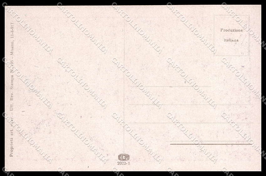 Illustratori Artist Signed Bertiglia Lady Dog serie 2022-1 cartolina ZG6404 – retro