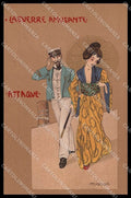 Artist Signed R. Kirchner Raschka La Guerre Amusante Attaque Geisha pc ZG6415 – fronte