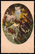 Illustratori Artist Signed Pontoy ? Kissing Couple Gravur cartolina ZG6446 – fronte