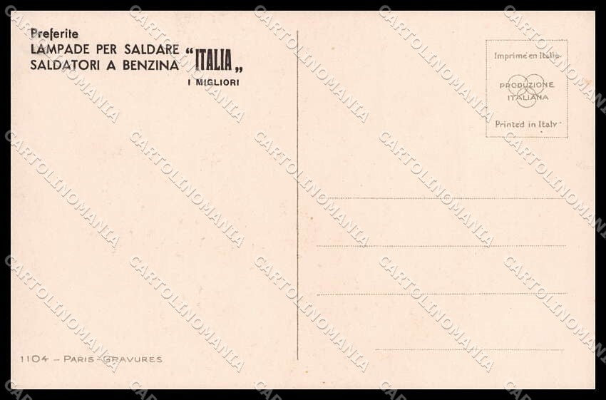 Illustratori Artist Signed Fonseca Pierrot Gravur 1104 cartolina ZG6452 – retro