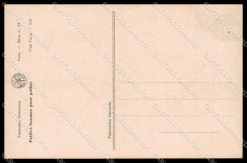Artist Signed Sager Risque Lady Propaganda WW1 Les Proverbes de Guerre pc ZG6459 – retro