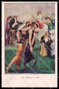Illustratori Artist Signed Usabal Dancing Lady serie 1072 cartolina ZG6473 – fronte