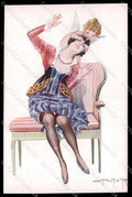 Artist Signed Peltier Risque Lady La Victoire de l'Amour serie 31-156 pc ZG6498 – fronte