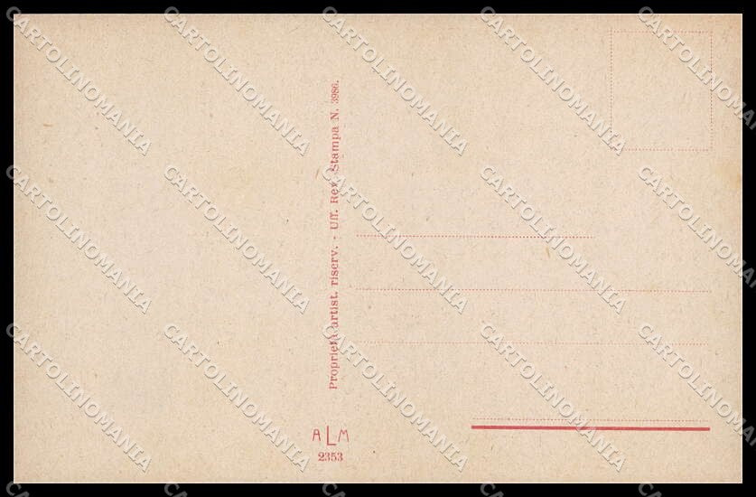 Illustratori Artist Signed Ercolea Romantic Couple Art Deco serie 2353 pc ZG6686 – retro
