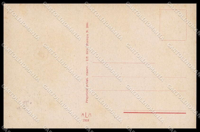 Illustratori Artist Signed Ercolea Romantic Couple Art Deco serie 2353 pc ZG6689 – retro