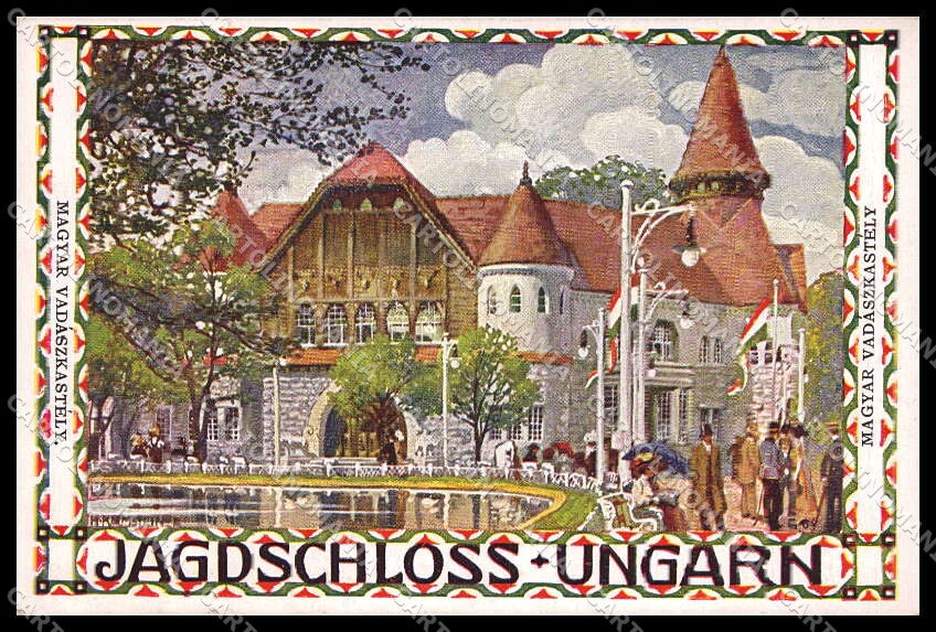 Artist Signed H. Kalmsteiner Jagd Austellung Wien 1910 Ungarn pc ZG6704 – fronte
