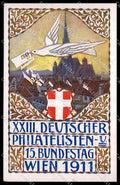 Artist Signed H. Kalmsteiner Deutscher Philatelisten Wien 1911 pc ZG6706 – fronte