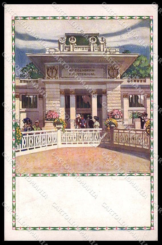 Artist Signed H. Kalmsteiner Jagd Austellung Wien 1910 CORNER CREASED pc ZG6707 – fronte