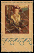 Illustratori Artist Signed Kempf Lady Art Nouveau serie 166-3 cartolina ZG6711 – fronte